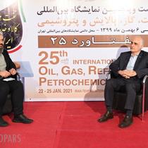 Highlights of Mr Hamid Reza Masoudi 's interview with the news agency of 25th Iran International Oil, Gas, Refining & Petrochemical Exhibition