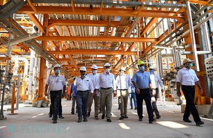 Managing Director of Petropars Groups Pays a Visit to the Final Stages before Completion of Phase 19 of South Pars Gas Field