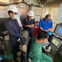   Petropars Group CEO’s visit to drilling rig in Southe Pars Gas Field, phase 11