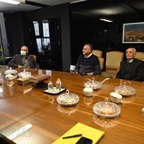 Petropars Group CEO and several other managers meet with Christian employees due to Christmas festival and the beginning of New Year 2022