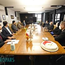 Petropars Group CEO and several other managers meet with Christian employees due to Christmas festival and the beginning of New Year 2022