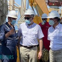 Petropars Group CEO and Managers Visit to Drilling Operation in South Pars Gas Field Phase 11-Video