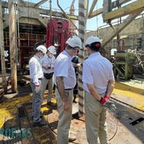 Petropars Group CEO and Managers Visit to Drilling Operation in South Pars Gas Field Phase 11-Video