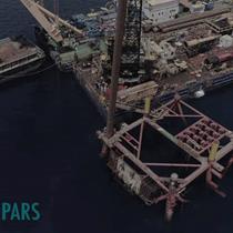 Erection of the First Platform of Phase 11 of South Pars Gas Field