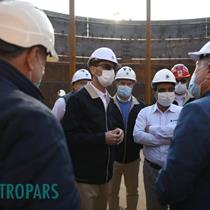 Petropars Group CEO’s visit to South Azadegan CTEP site and holding a joint meeting to pursue work procedure by the attendance of Petroleum Engineering and Development Company CEO and contractors in South Azadegan OilField