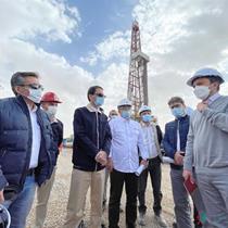  بازدید دکتر موسوی، مدیرعامل گروه پتروپارس، از طرح توسعه میدان نفتی مشترک آزادگان جنوبی / ۳۰ دی ۱۴۰۰