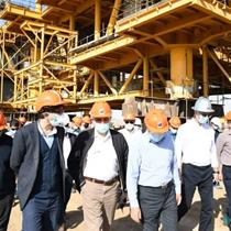 بازدید مدیرعامل گروه پتروپارس از فرآیند ساخت تجهیزات طرح توسعه میدان فروزان- ۱۷ آذر ۱۴۰۰