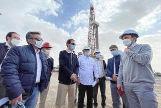 Visiting the development of the South Azadegan Joint Oil Field by Dr. Mousavi, CEO of Petropars Group