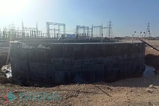 Project Progress Report of construction the Central Treatment Export Plant of South Azadegan Oilfield (CTEP) according to the picture - July 13th