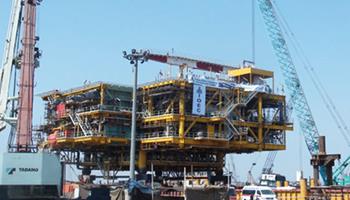 First Jacket of Phase 12 of South Pars Gas Development Project Loaded