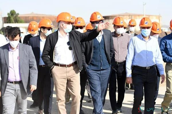 بازدید مدیرعامل گروه پتروپارس از فرآیند ساخت تجهیزات طرح توسعه میدان فروزان